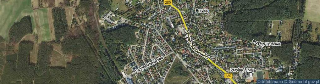 Zdjęcie satelitarne Przylep-Kosowa ul.